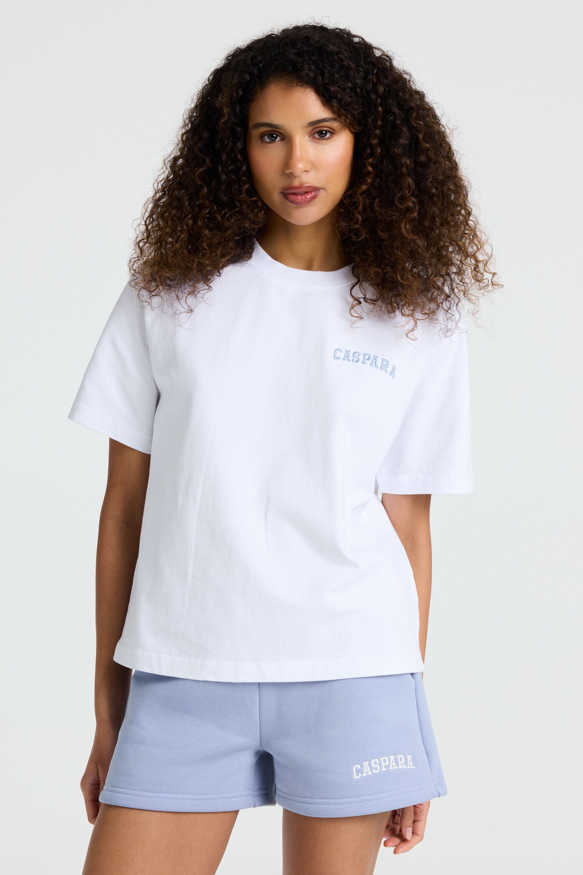 W. All-Star Tee Embroidered - White/Vintage Blue